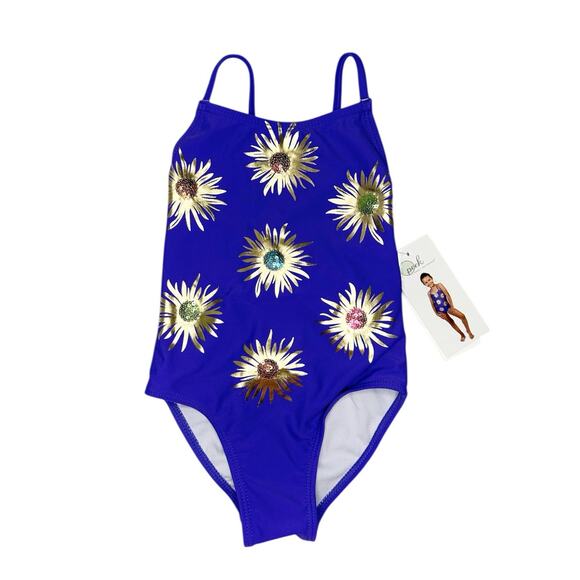 NWT Peek Foil Sequins One Piece Swimsuit Size 3T - Picture 1 of 4